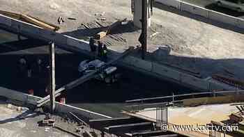 Construction beam falls on car, killing Las Vegas officer - KPLC