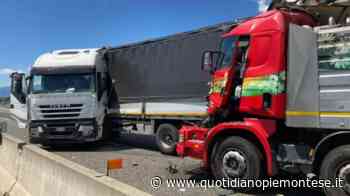 Moncalieri: tamponamento tra due tir in tangenziale, un ferito - Quotidiano Piemontese