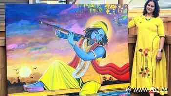 South Asian painter hopes to inspire others to express themselves through art