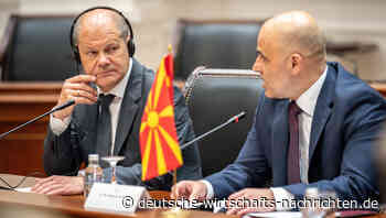 Scholz fordert sofortige EU-Beitrittsverhandlungen für Nordmazedonien