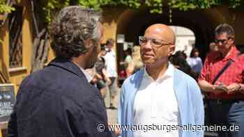 Darren Walker von der US-Ford-Stiftung besucht die Fuggerei