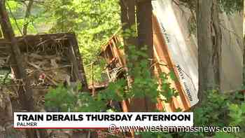 Train derails in Thorndike Section of Three Rivers - Western Massachusetts News