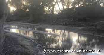 Coastal flooding at Western Cove on Nepean Bay after high tide, storm - The Islander