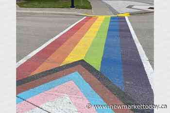 East Gwillimbury celebrates Pride with new progressive crosswalk - NewmarketToday.ca