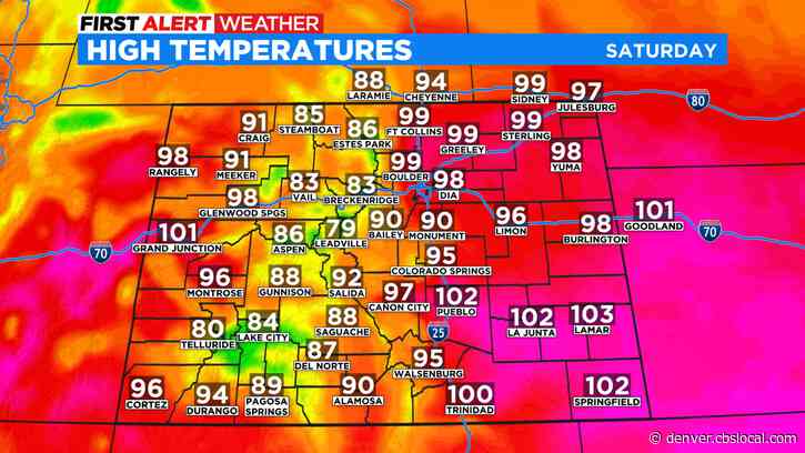 Colorado Weather: Hot With Only Isolated Storms And Potential Record Highs