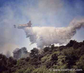 L'incendie ralentit sa progression dans l'arrière-pays de Grasse, sa cause serait accidentelle