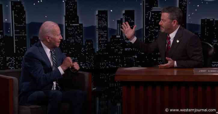 Watch the Moment Frustrated Kimmel Betrays Biden to His Face, Calls Out Disastrous State of America