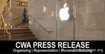 Workers United, Communications Workers of America Join Forces on Apple Retail - Communications Workers of America