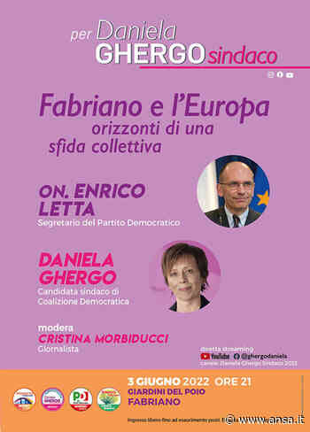 Comunali: Losacco,'a Jesi e Fabriano sfida molto importante' - Agenzia ANSA