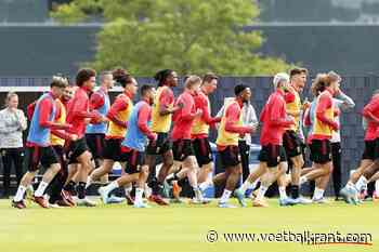 Wales-België: 5' Ampadu knalt de bal enig mooi tegen de touwen, maar het doelpunt wordt afgekeurd