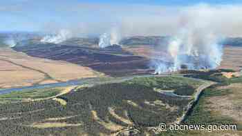 Large tundra wildfire in southwest Alaska threatens villages