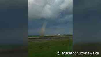 ‘It was a cool sight to see’: Tornado caught on camera in Sask.