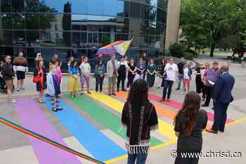 Brandon University Opens City's First Pride Crosswalk - ChrisD.ca