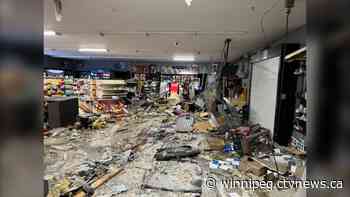 Brandon police arrest two following attempted ATM theft - CTV News Winnipeg