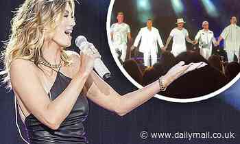 Delta Goodrem says it's a 'dream come true' as she opens for Backstreet Boys - Daily Mail
