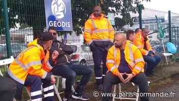 Absence de management, salaires… À Oissel, les chauffeurs routiers de Géodis sont en grève - Paris-Normandie