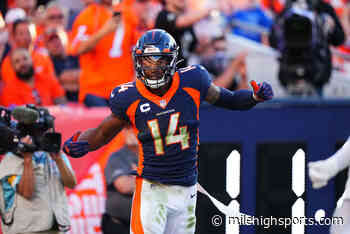 Courtland Sutton raises $47K at UCHealth’s Healthy Swings charity event - Mile High Sports