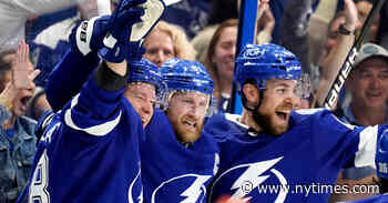 Lightning Advance to Third Straight Stanley Cup Finals With Game 6 Win Over Rangers