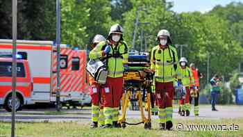 Übung der Feuerwehr Essen: Explosion mit Verletzten - WAZ News