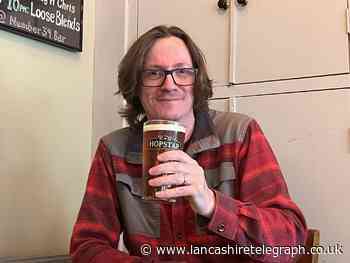 Darwen: Ed Byrne enjoys pre-show pint from award-winning brewery