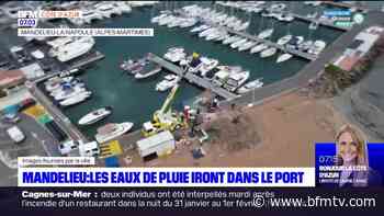 Mandelieu-la-Napoule: des travaux pour déverser les eaux de pluie dans le port - BFMTV