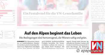 Auf den Alpen beginnt das Leben - Vorarlberger Nachrichten | VN.AT