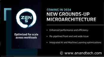 AMD Zen Architecture Roadmap: Zen 5 in 2024 With All-New Microarchitecture - AnandTech
