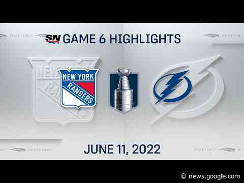 NHL Game 6 Highlights | Rangers vs. Lightning - June 11, 2022 - SPORTSNET