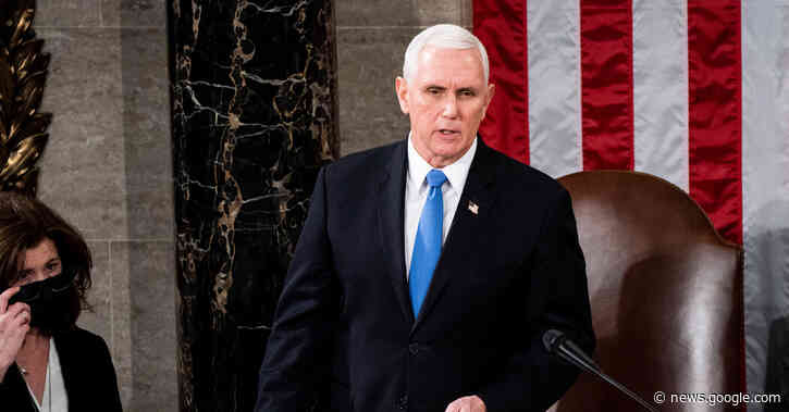 Pence Aide Warned Against Blocking Electoral College Count, Memo Shows - The New York Times