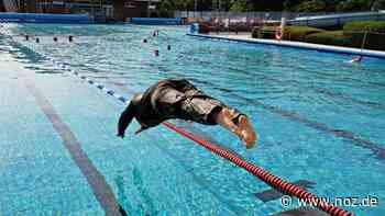 Einmal pro Woche: Schwimmen im Kampfanzug: Soldaten trainieren im Friesenbad Weener - NOZ