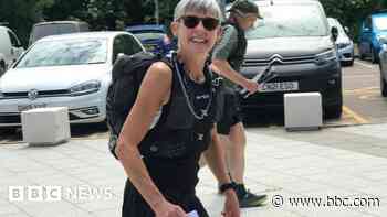 Staffordshire woman left in coma after asthma attack completes 100-mile trail - BBC