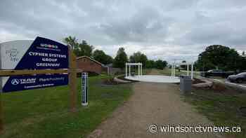 Grand opening takes place for community entrance of greenway trail in Essex - CTV News Windsor