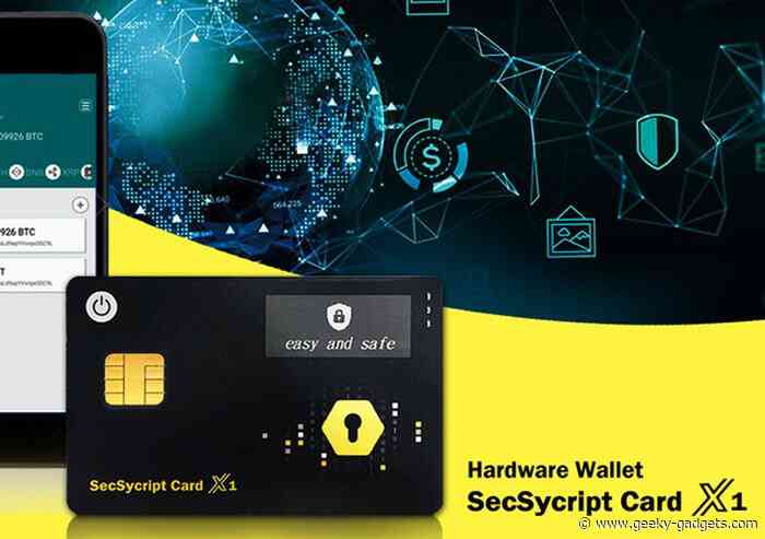 SecSycript Card X1 crypto hardware wallet