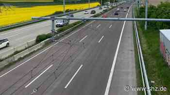 Arbeiten auf der Autobahn: E-Highway auf der A1 bei Reinfeld und Lübeck wird gewartet - shz.de