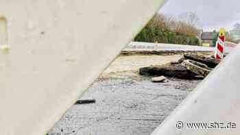 Baustelle bleibt noch: Bauarbeiten an der L104 in Schenefeld enden frühestens Mitte Mai - shz.de