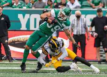 Riders scratch past Tiger-Cats 30-13 in CFL opener - Dawson Creek Mirror