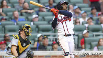 Ozzie Albies grand slam sends Braves to 10th straight win; Austin Riley, Ronald Acuña also homer vs. Pirates - CBS Sports