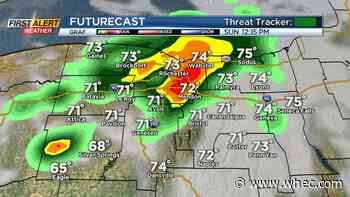 First Alert Weather: A few storms again today before a chance for strong storms later this week