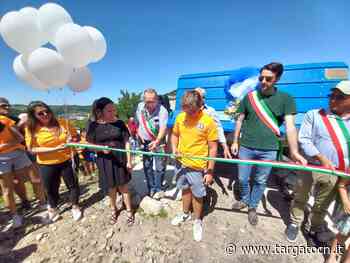 Torre Mondovì ha la sua "Big bench", in ricordo di Marco Daziano [VIDEO] - TargatoCn.it