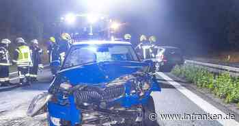 A73 bei Bamberg: Heftiger Auffahr-Unfall führt zu Sperrung - 19-Jähriger rast in Mercedes-Heck