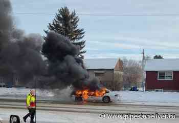 UPDATE: Wetaskiwin fire crews respond to vehicle fire on 53 street – The Pipestone Flyer - Pipestone Flyer