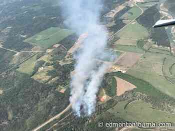 2022 Alberta wildfire season slightly below five-year average so far