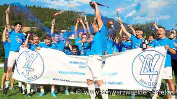 Vor 500 Zuschauern: VfL  Nagold feiert Meistertitel und den Aufstieg