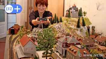 Exotin in Oschatz: Marion Schreiber und ihre Eisenbahnplatte - Leipziger Volkszeitung