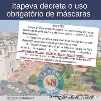 Itapeva decreta o uso obrigatório de máscaras - Jornal Ita News