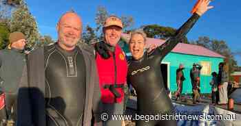 Large turnout for Merimbula WinterSun splash n dash, with Sydney swimmers leading the way - Bega District News