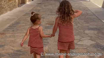 Lewandowskis Frau spaziert mit ihren Töchtern durch spanische Straßen: „Es ist schön hier“