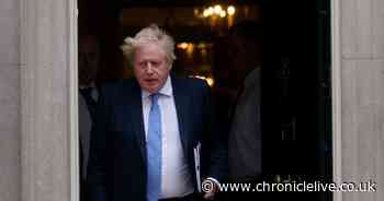 Boris Johnson pictured raising a glass at 'party' he denied took place - Chronicle Live