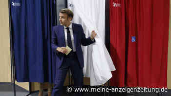 Frankreich-Wahl: Kopf-an-Kopf-Rennen – Macron und Linksbündnis NUPES in erster Prognose gleichauf