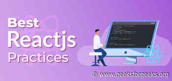 10 Best ReactJS Practices For a Good React Project